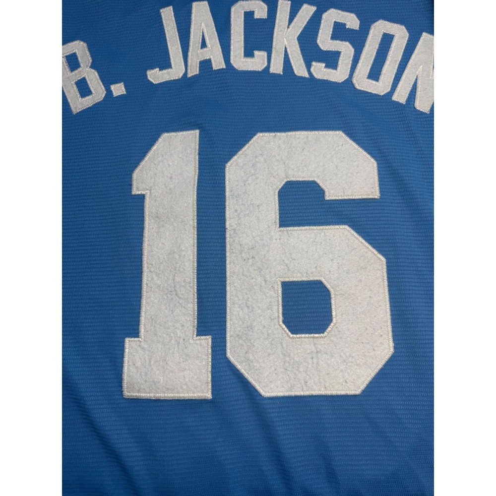 Mitchell & Ness Bo Jackson Kansas City Royals Jersey 16 Powder Blue Mens M - Picture 13 of 14